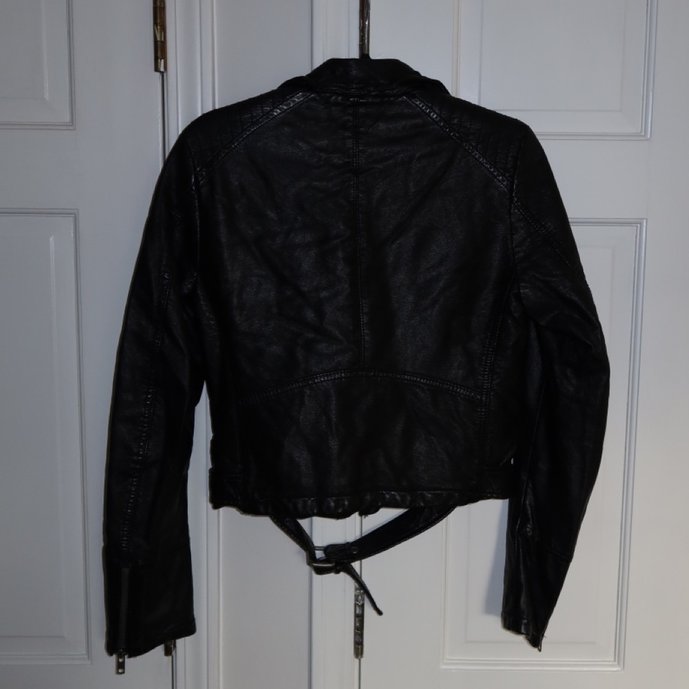 Free People Vegan Leather Moto Jacket - Picture 2 of 5